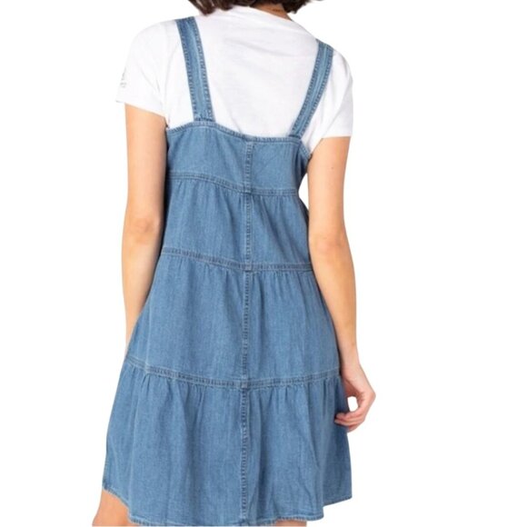 Levi's Joni Dress Cotton Chambray Tiered All Season Size XL - Picture 5 of 11